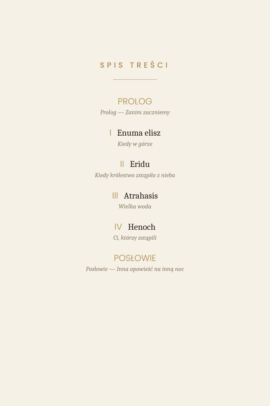 Próbka e-booka, strona 3 — spis treści